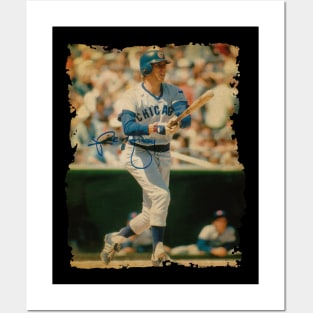 Rick Monday in Chicago Cubs Old Photo Vintage #2 Posters and Art